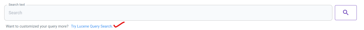 Lucene Query Search
