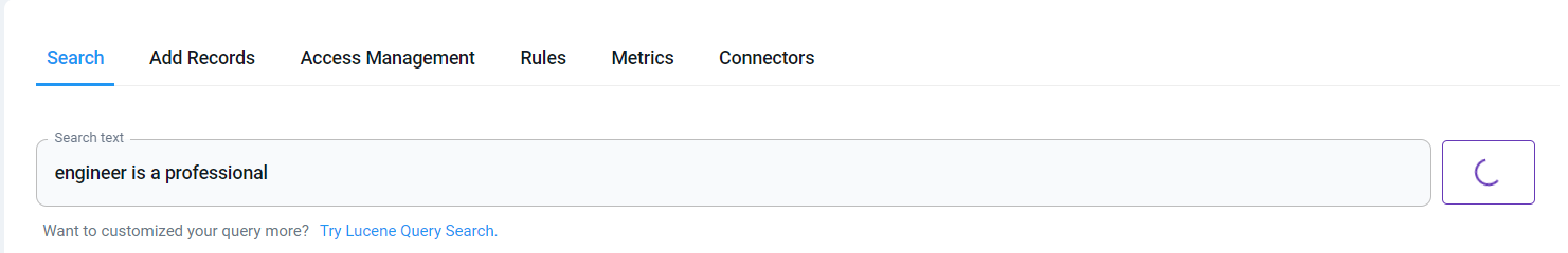 Simple Query Search