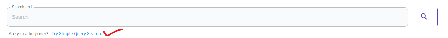 Simple Query Search