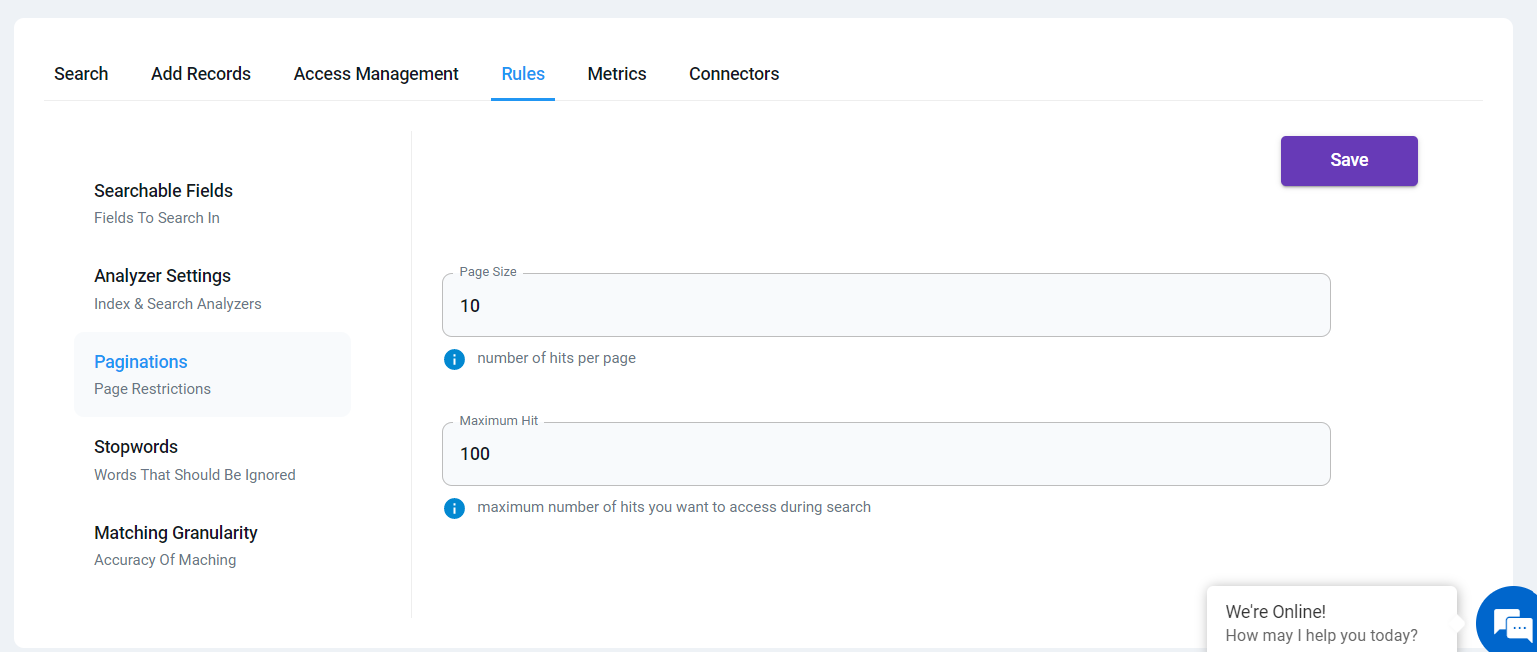 pagination